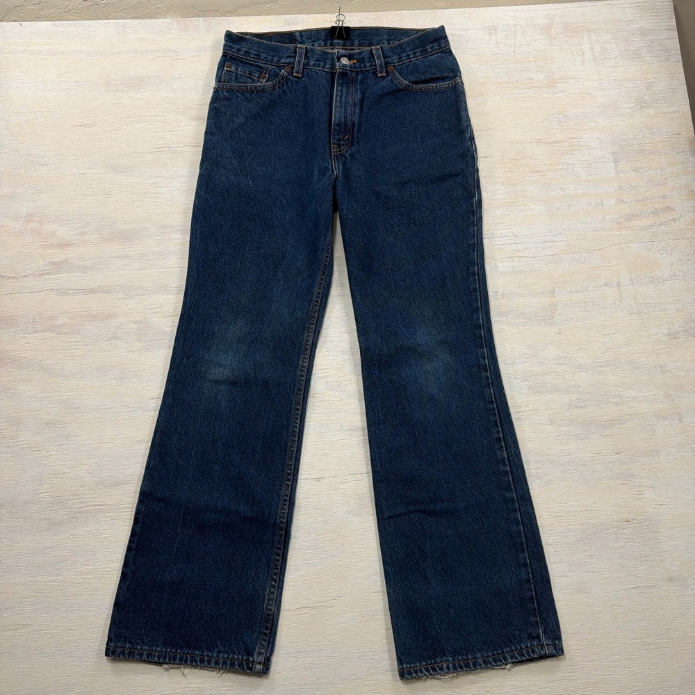 Vintage Levi's 517 Slim Fit Boot Cut Jeans Women's 11 Short / 29 x 29 USA Made